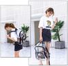 Large Capacity Transparent Backpack for High School Girls - Durable PVC Design.