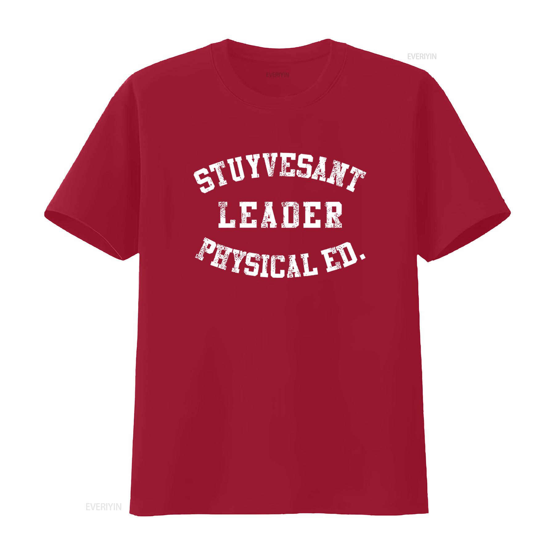 Stuyvesant Leader Physical Ed Retro Style Mens T Shirt 80s Music Video Parody Design vintage Washed Stretched Unisex S