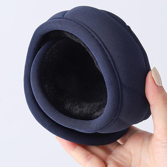 Earmuffs Faux Rabbit Fur Soft Warm Winter Ear Muffs Foldable Lining Windproof Cold Earflap Design Thick