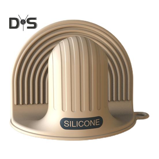 

Противоожоговые перчатки, устойчивые к высоким температурам, с подвесным отверстием, противоскользящий силикон для использования на кухне, для выпечки абрикосовый