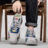 Men’s Printed Sports Shoes Casual Street Style Jogging Sneakers Students Skateboard Shoes Plus Size Height Increase