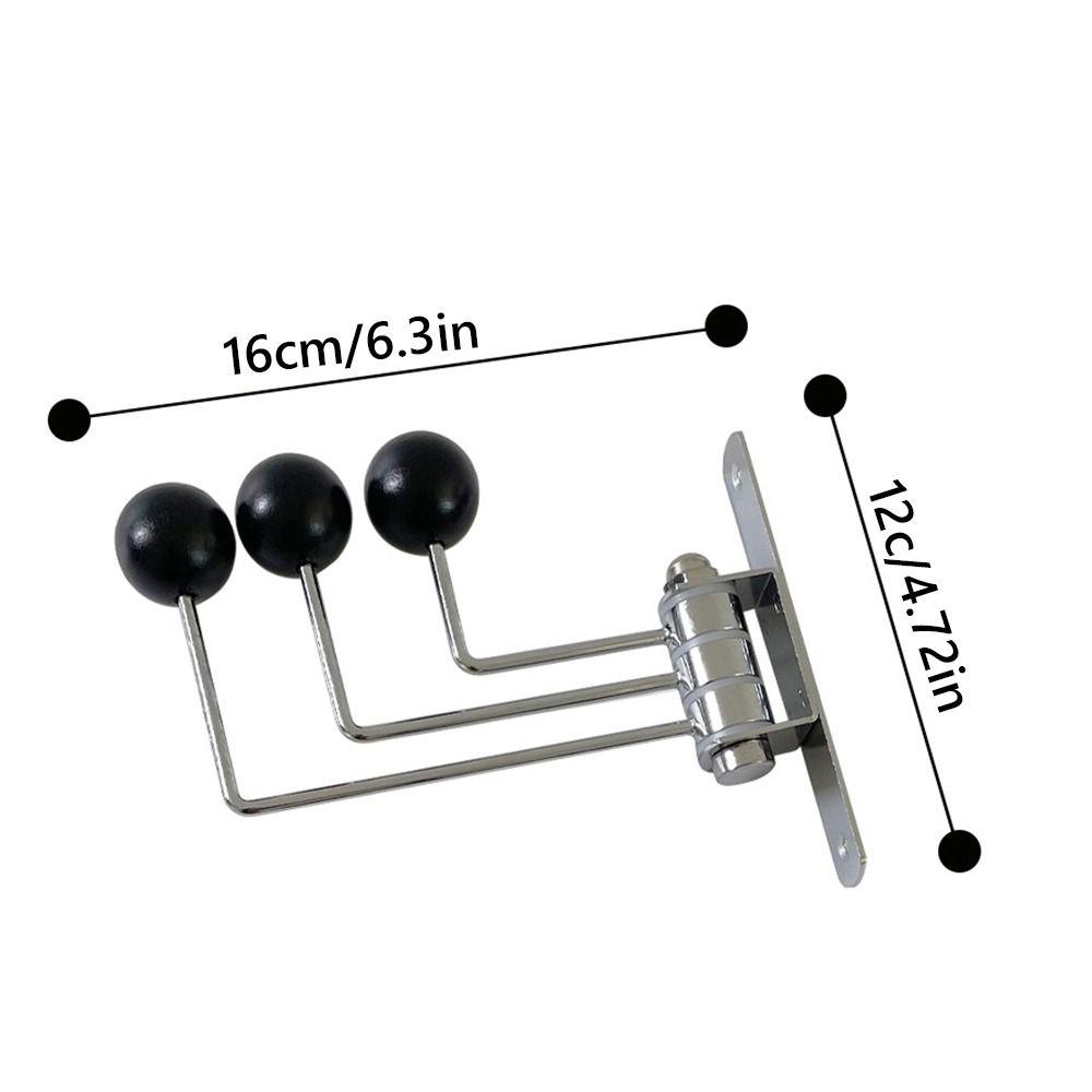 Vintage Metall Wandhaken Pastellfarbe Kleiderhut Handtuchhaken Drehbarer Haken 3 Haken Schlafzimmer Aufbewahrungshalter Wandaufbewahrung