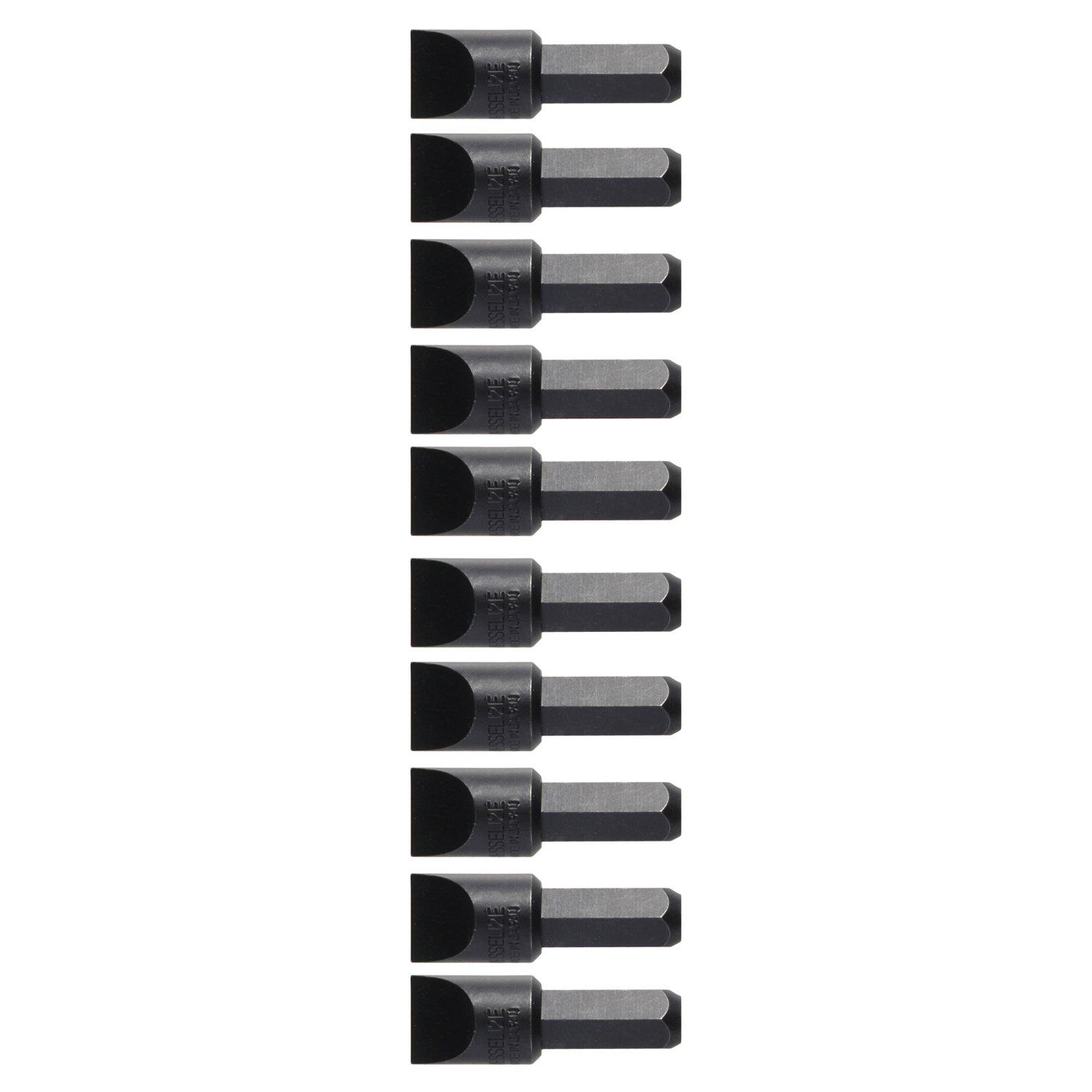 

VESSEL Impact Driver Bit for Hand Tools x 36mm Set of 10 E C51 ZP -12 Hardness (Low Hardness)