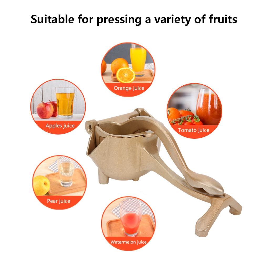 Manual Fruit  r Lemon Press Squeezer Aluminum Alloy Extractor Household Squeezing Tool