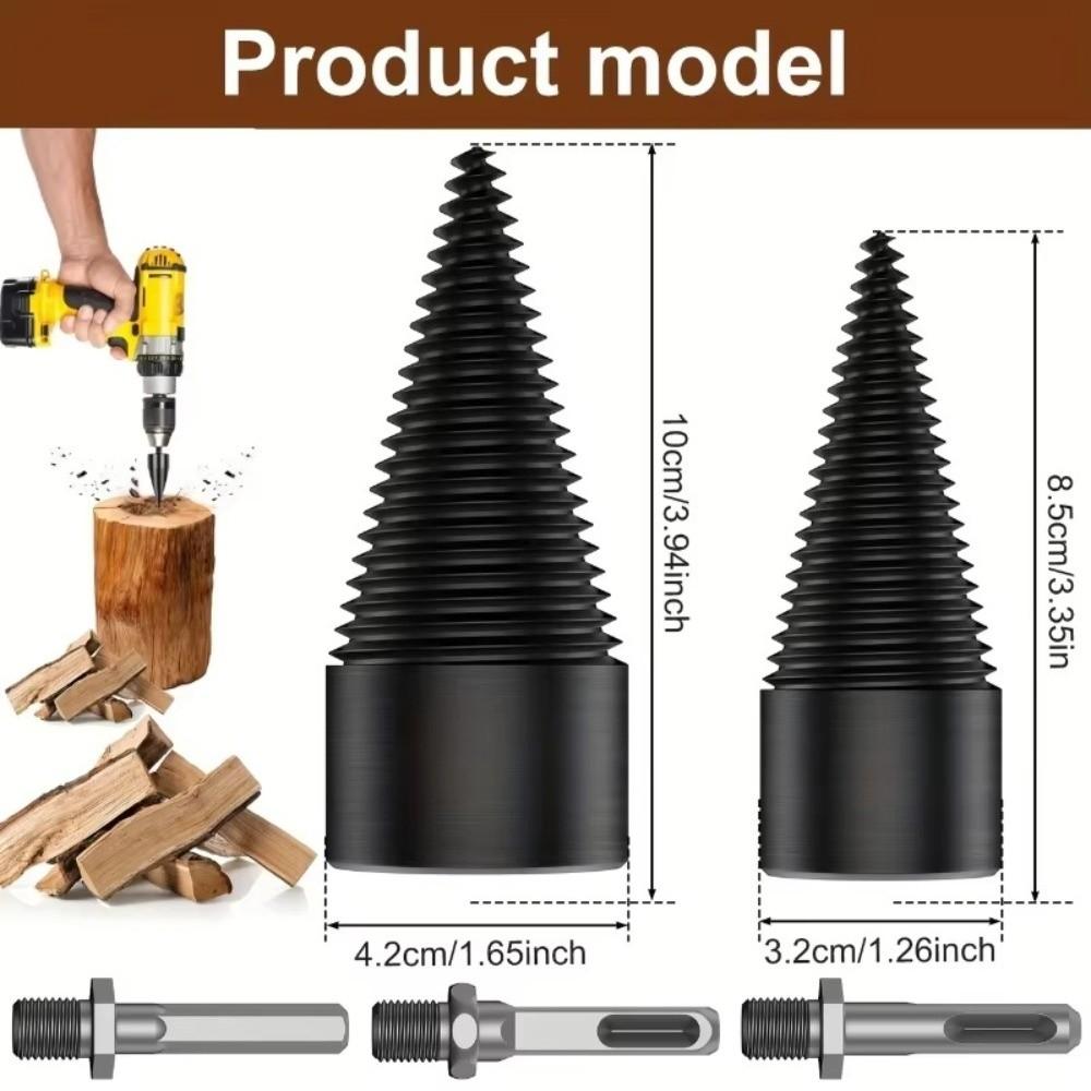 Wood Splitting Screw Cone Bit Electric Drill Wood Drill Bit New Step Drill Bit