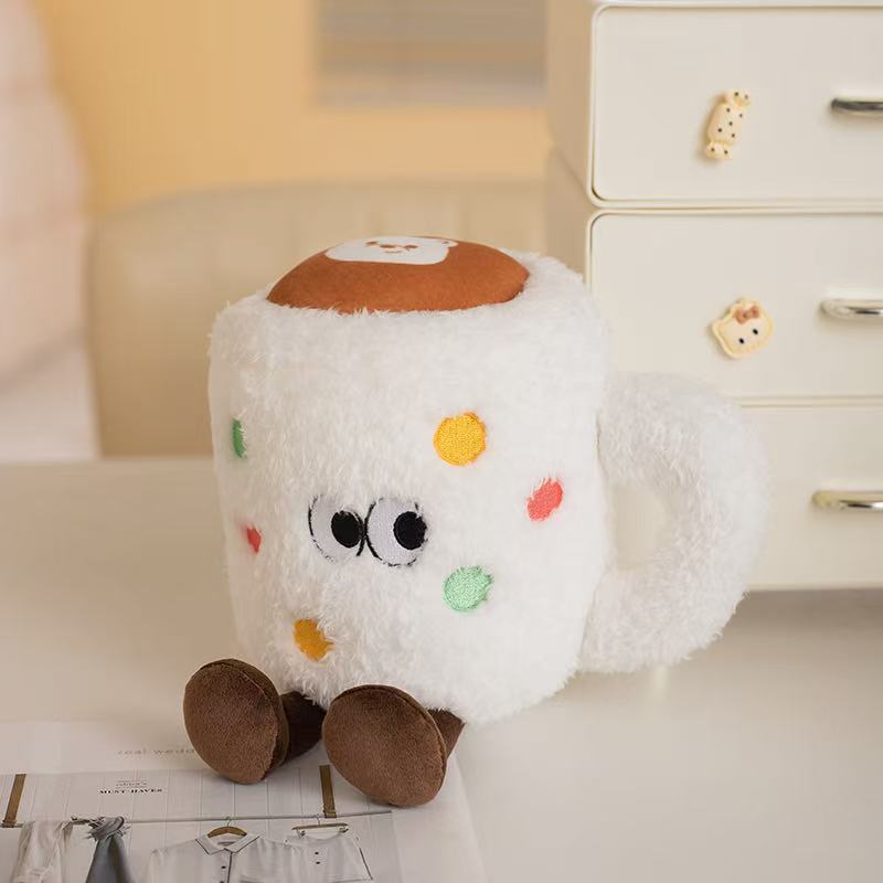 20/25cm Simulation New Cup Milk Box Doll Stuffed Plush Toy Cartoon Anime Cute Gift Suitable for Children's Birthday Fun Doll