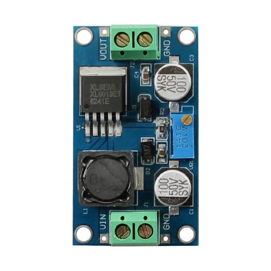 

XL6019 DC-DC 5A High-Power Adjustable Boost Power Module Upgraded from XL6009 LM2577 10*10*2 білий