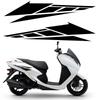 Nuovi 2 Pezzi Adesivi Moto PVC Adesivi Riflettenti 20cm/28cm Accessori Per Decorazione Bauletto Scooter Moto Ornamentale