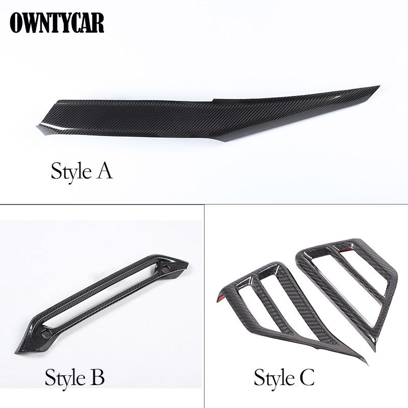 Real Carbon For BMW 3 4 Series M3 G80 M4 G82 G83 G42 G20 G22 G23 G26 M2 2025+ Central Control Dashboard Console Interior Trim