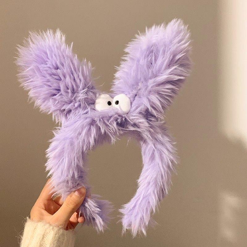Cartoon Plush Headband: Cute Hair Accessory for Women & Kids, Perfect for Face Washing