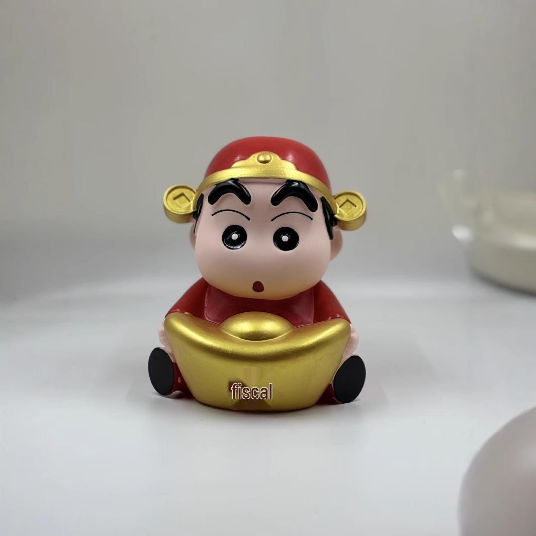 

Crayon Shin-chan Lucky Cat Figurine Toy Ornament for New Year
