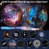 12 in 1 Bedroom Night Light Galaxy Star Sky Planetarium Projector Children's Aurora Projector LED Starry Sky Projection Lamp