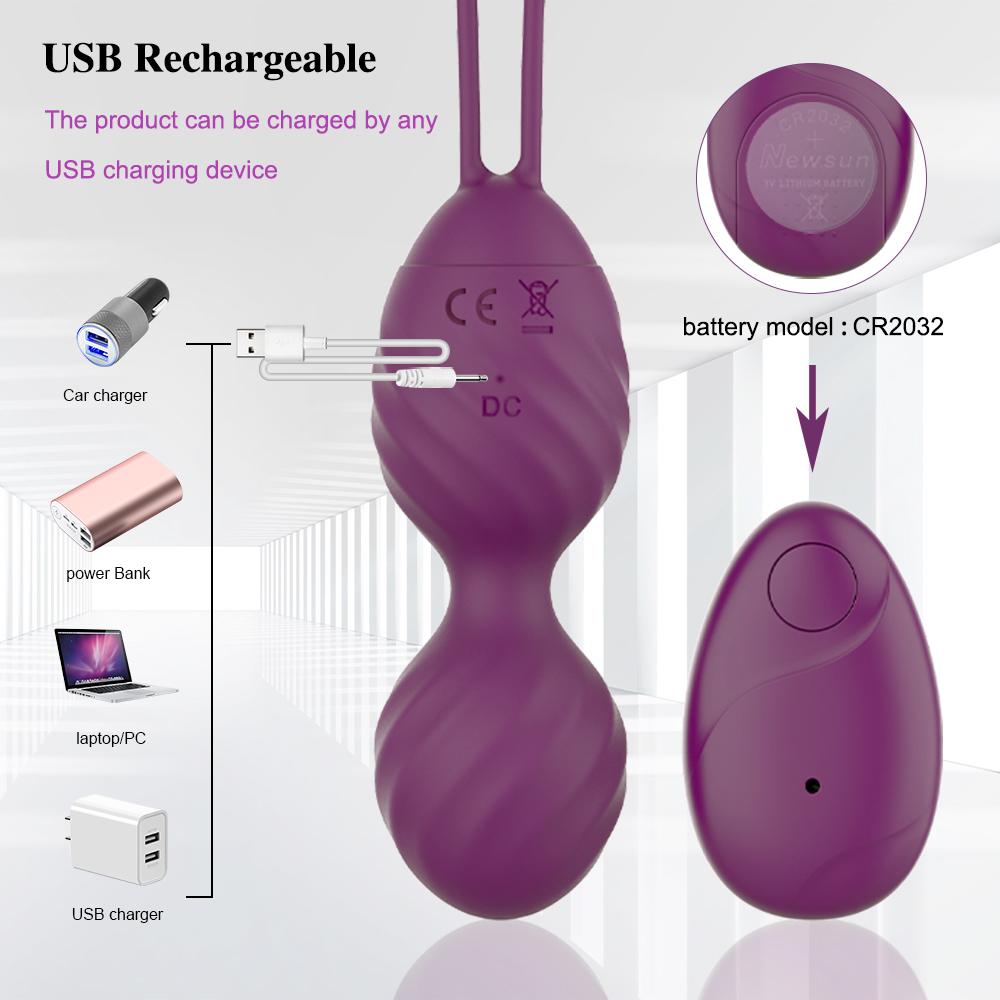 Silicone Jump Egg Vibrators For Women Wireless Remote Control Vibrators Femily Clitoris Stimulator Usb Massage Adult Sex Toys