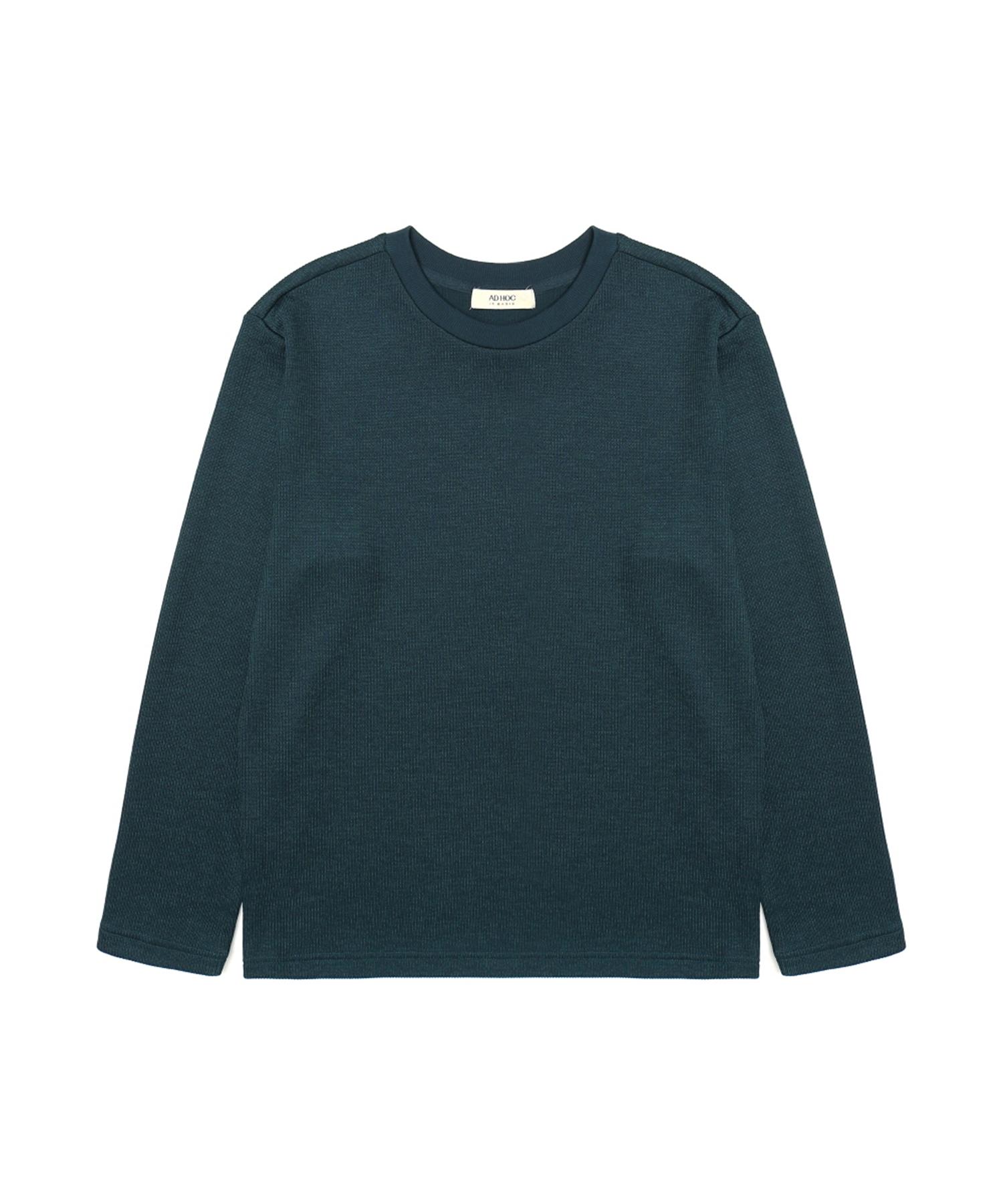 Adhoc Men S Knit Crew Neck T-Shirt (Dark Green) Dark Green/090