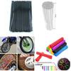 36Pcs Bike Motorcycle Wheel Spoke Wraps Rim Skin Cover Guard Motocross Kits