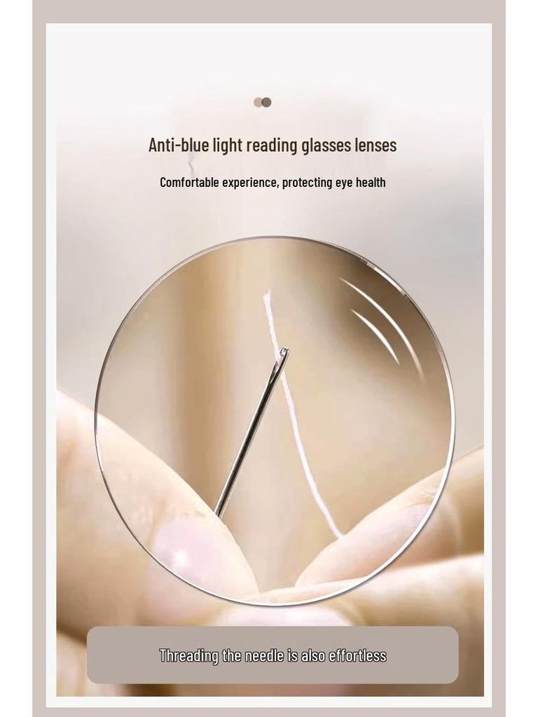 Elite Unisex Ultra-Thin Metal Reading Glasses - High-Definition, Elegant, Classic Style, Youthful Look, Suitable for Presbyopia.