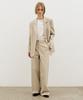 ARTID Cotton Semi-Wide Slacks_Beige
