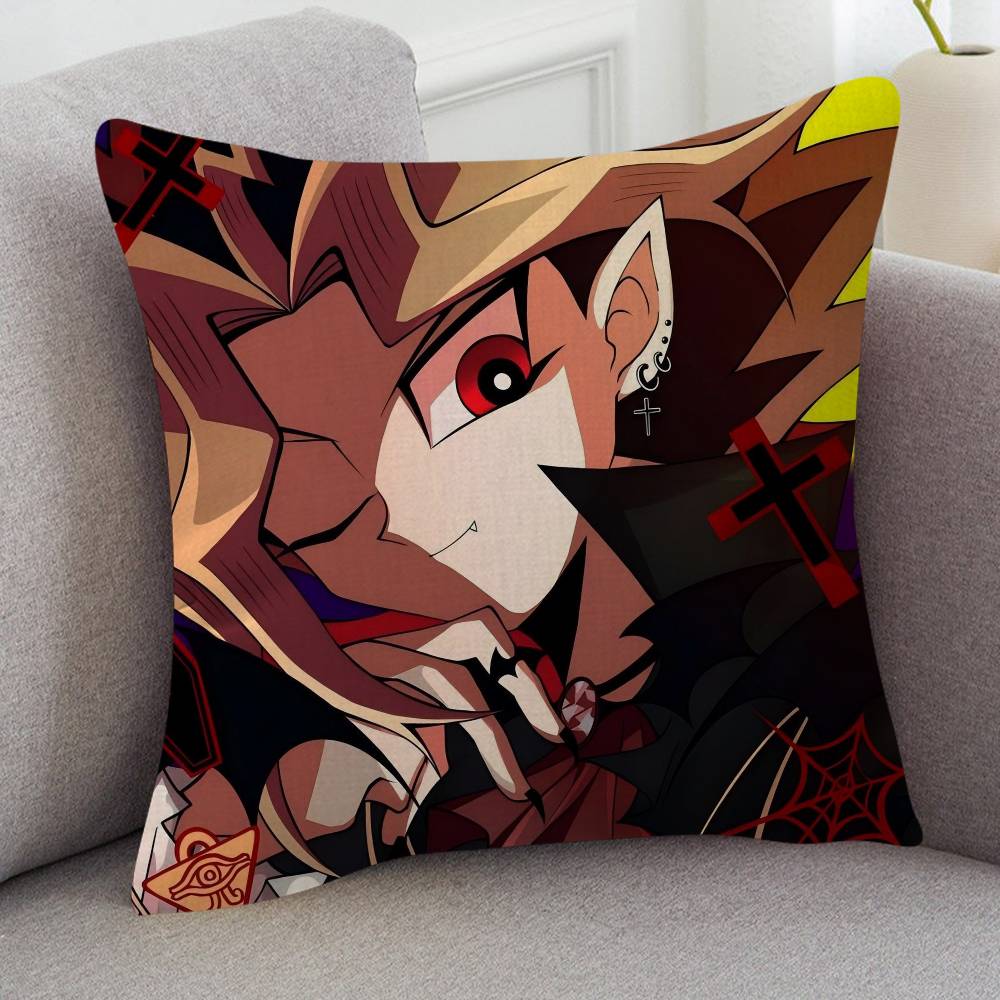 Anime YuGiOh Office Cushion Pillowcase Car Cushion CoverXCM Lumbar Pillowcase Sofa Pillowcover