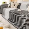 Anti-Scratching Chessboard Plaid Sofa Towel Sofa Cover Cloth Four Seasons Universal Sofa Cushion Sand Straight Row Cover Blanket One-Piece Cushion