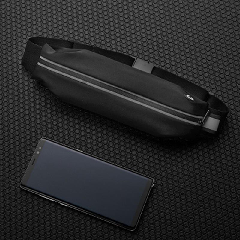 Waterproof Ultra-Thin Running Waist Bag with 6.5-Inch Phone Pocket