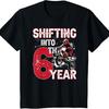 Unisex T-shirt Kids 6th Birthday Party Dirt Bike Boy 6 Year Old Dirt Biker T-Shirt