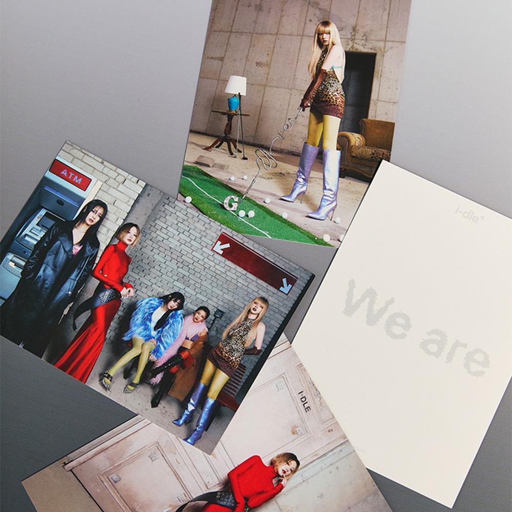 Set Officiel de Cartes Postales K-Pop 'We Are' de G-idle (6 Pcs)