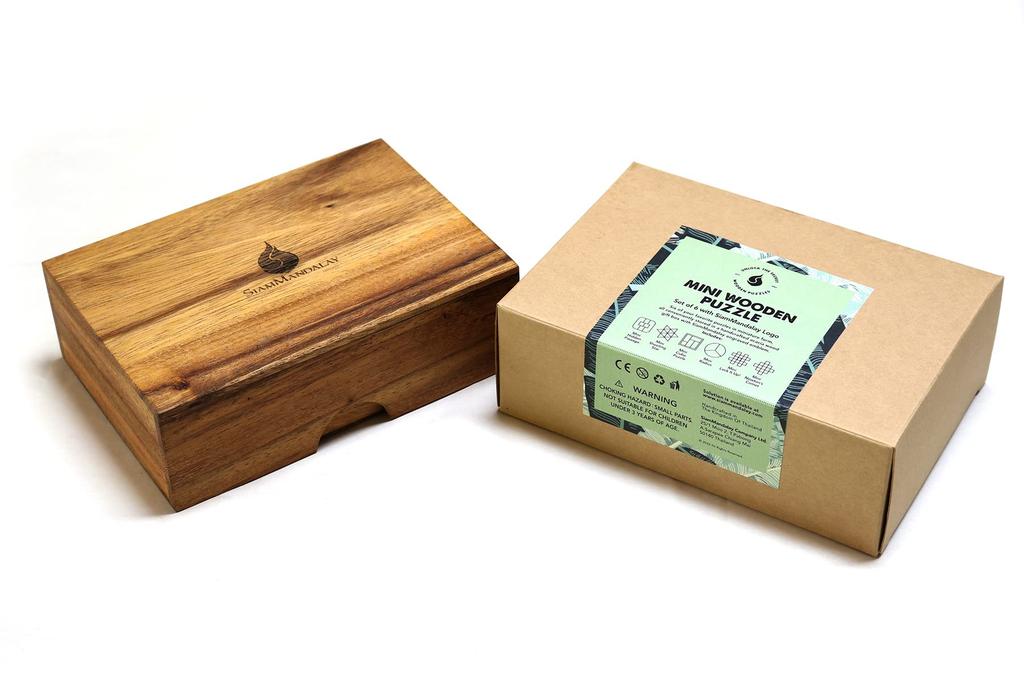 You Can Solve It In 5 a Puzzle Siam Mandalay 3D Educational Wooden Kongming Brain Cram Unisex [If Minutes, You're King!] Puzzle, 12-Piece Set, Toy,