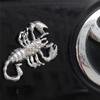 Funny 3D Scorpion Car Styling Sticker Cool Metal Emblem Decal Badge Stickers Silver/Gold