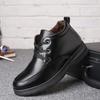 Winter Leather Thickened Wool Warm Cotton Shoes Men's High-top Casual Non-slip Cotton Boots