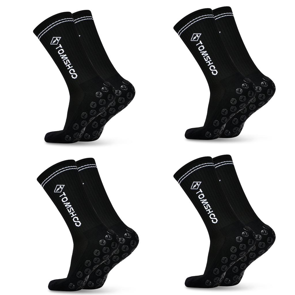 Football Socks for Men and Women Anti-Slip Grip Comfortable for Hiking Running Basketball