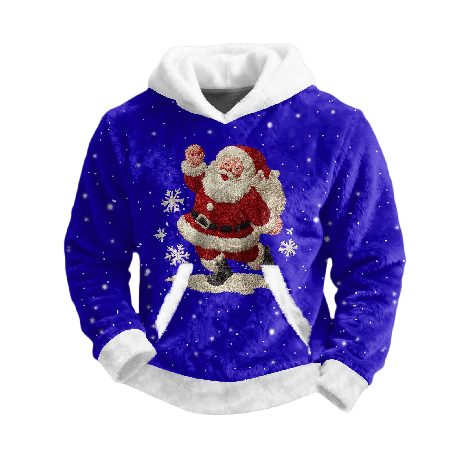 

Спортивный костюм с капюшоном, унисекс, одежда для бега, пуловер с длинными рукавами, толстовка с капюшоном L синий