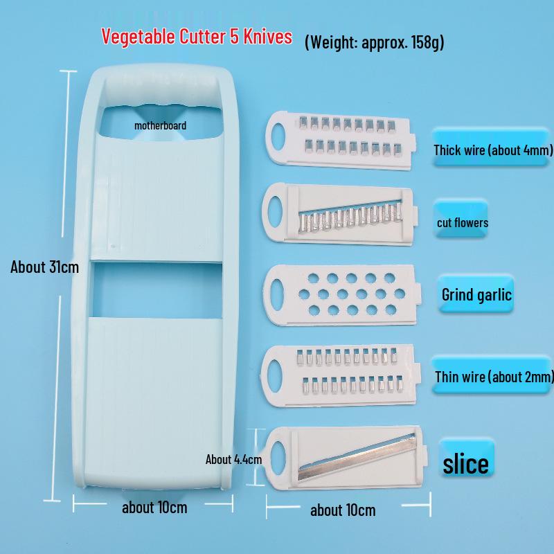 Stainless Steel Multi-functional Vegetable Cutter and Grater for Kitchen Use