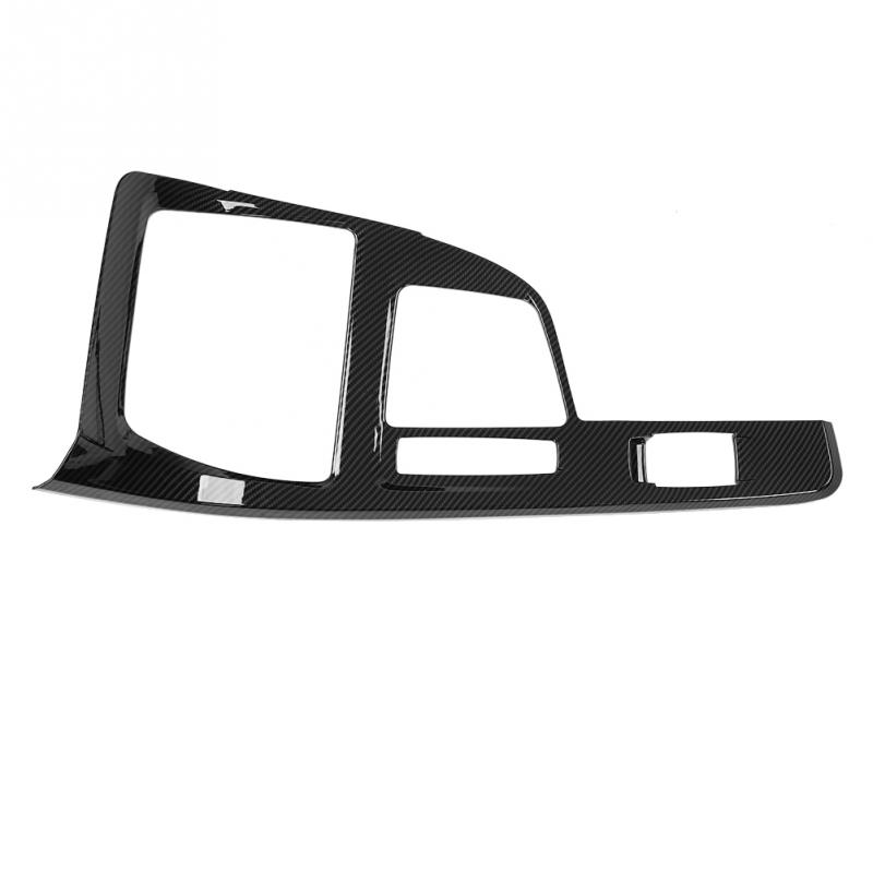 Carbon Fiber Style ABS Updated Car Styling Gear Shift Panel Cover Trim for BMW X1 F48 2016 2017
