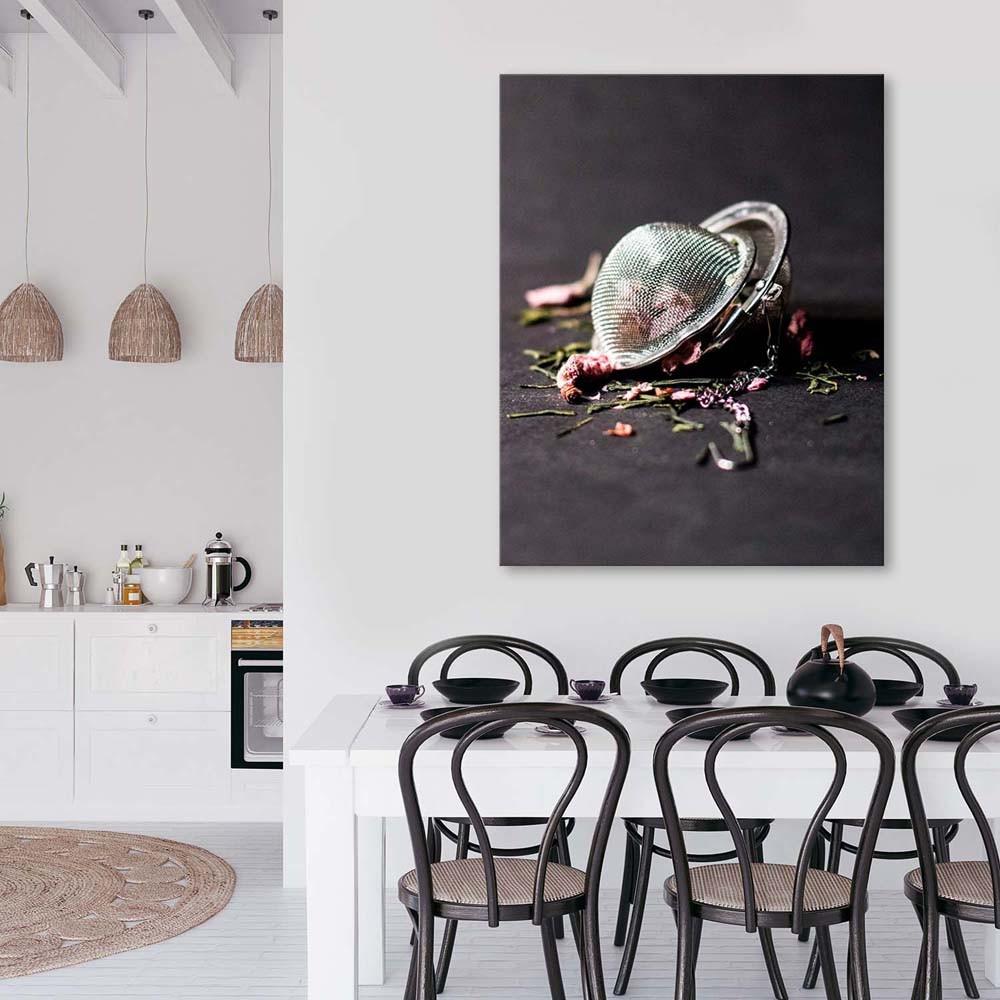 Canvas print, Rose tea