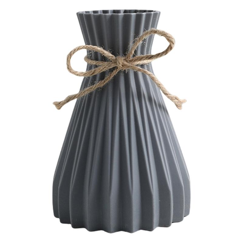 

Elegant Twine Rope Plastic Flower Holder Features Twine Like Design Perfect For Minimalistic And Natural Interiors Decoration синий