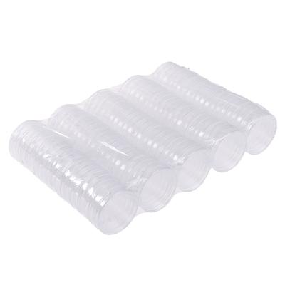 100Pcs 27Mm Coin Holder Capsule Storage Case Display Box Round Display Cases