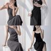 Knitted Sleeveless Bodycon Dress With Ribbed Texture For Summer Womens Fashion