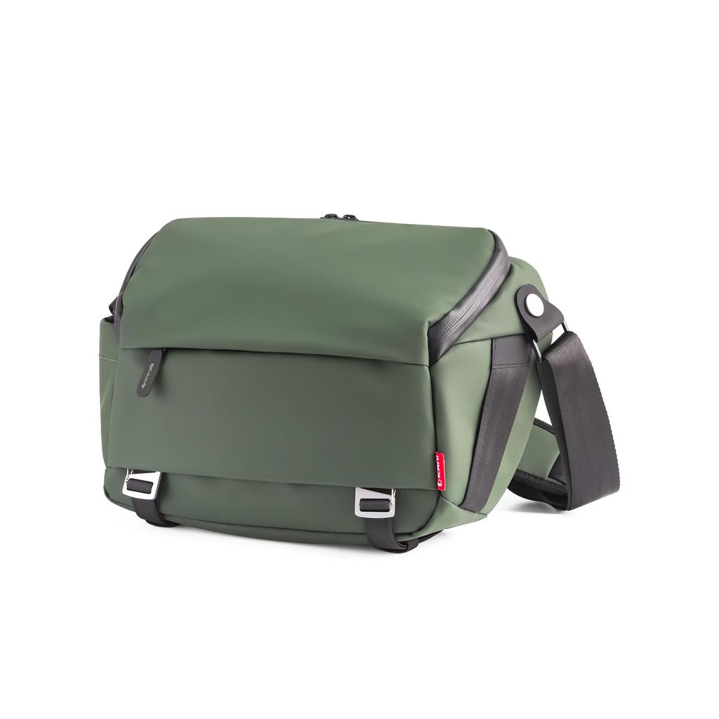 KANI Camera Bag Shoulder Compatible with Interchangeable Lens Waterproof 37 x 13 x Fits Includes Two Tripod Mountable Product 816337 TP-060M Green,
