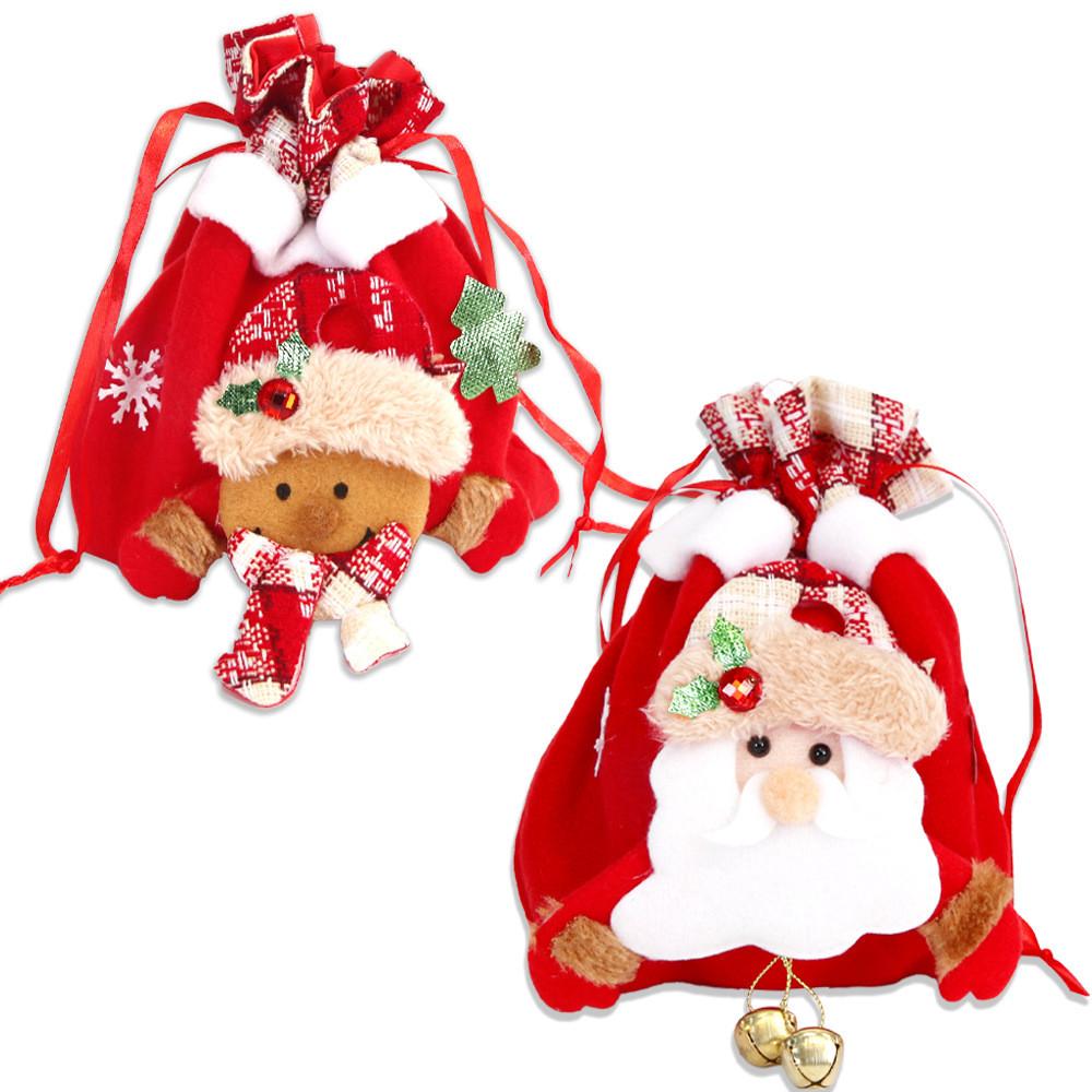 Charming Santa Claus Gift Bag For Christmas Festive Parties And Decorations