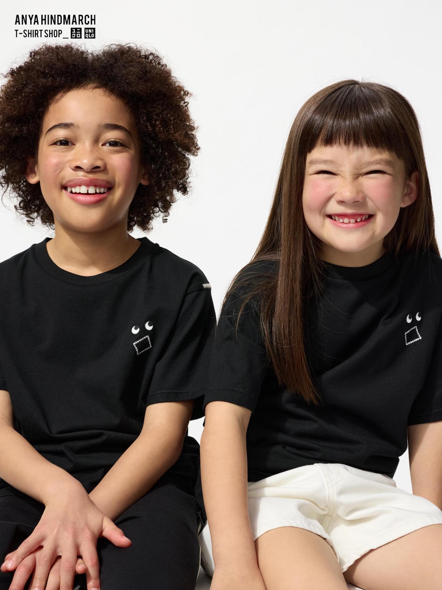 

Uniqlo Japan KT1easy Футболка с круглым вырезом 09 BLACK/150