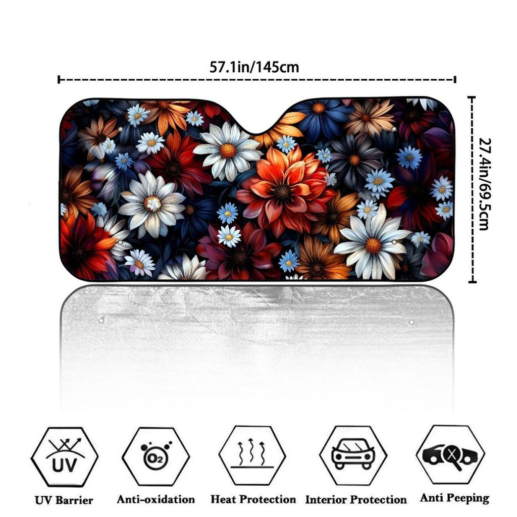 Mushroom Series Car Sunshade: Lightweight, Portable, Customizable Summer Heat Insulation