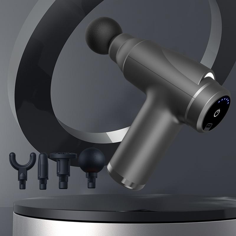 

USB зарядный пистолет для фасциального массажа с ЖК-дисплеем и многоуровневой регулировкой, подходит для массажа всего тела Type C Charge