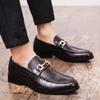 High Quality Casual Business Leather Shoes For Men Classic Social Leather Shoes Men Party Formal Loafers Men Dress Shoes Retro
