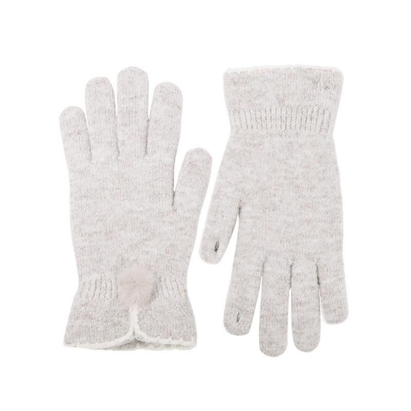 Warm Winter Touchscreen Gloves Women Men Wool Blend Knit Fingerless Outdoor Skiing Cycling