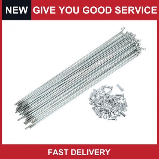 

36 шт. спиц для велосипеда 13G 205 мм спицы для велосипедного колеса оцинкованная углеродистая сталь