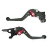 Y11m1 Black Matte Yamaha Brake Clutch Lever 6 Level Adjustment Short Suitable for (Red) YZF-R25 YZF-R3 MT-25 MT-03 Etc.