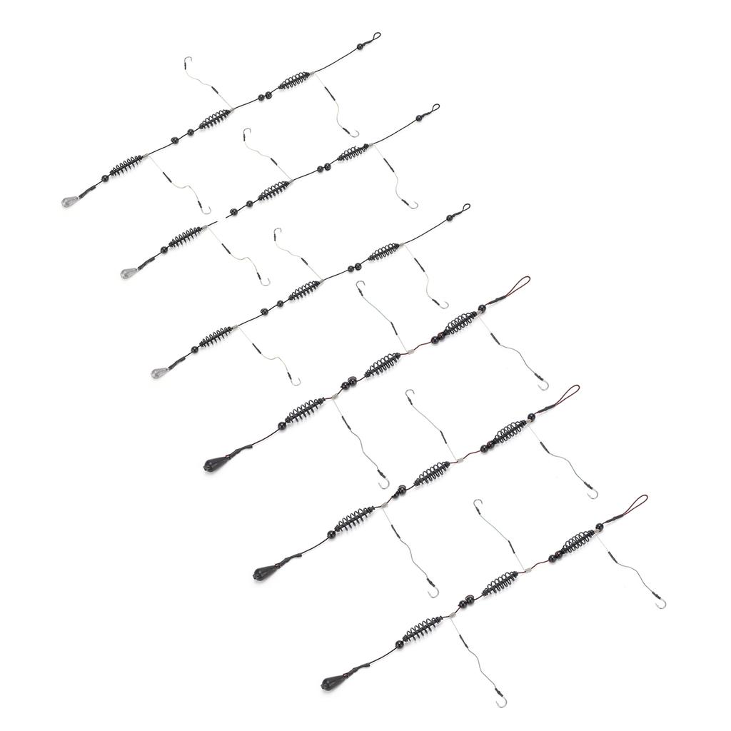 Künstlicher Köder Angelhaken Käfig Falle Korb Set und Angel Futterkorb Angelzubehör