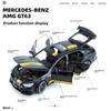 1/24 Mercedes Benz AMG GT63 Sports Car Simulation Diecast Metal Alloy Model Car Sound Light Pull Back Collection Kids Toy Gift