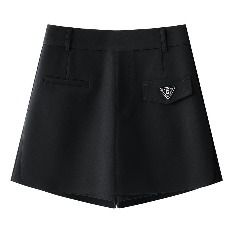 

Женская черная юбка миди А-силуэта с завышенной талией и облегающего кроя - Новый весенне-летний дизайн M чёрный