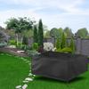 Outdoor Waterproof Oxford Cloth Table Chair Dust Proof Cover for Garden (180x120x74cm)